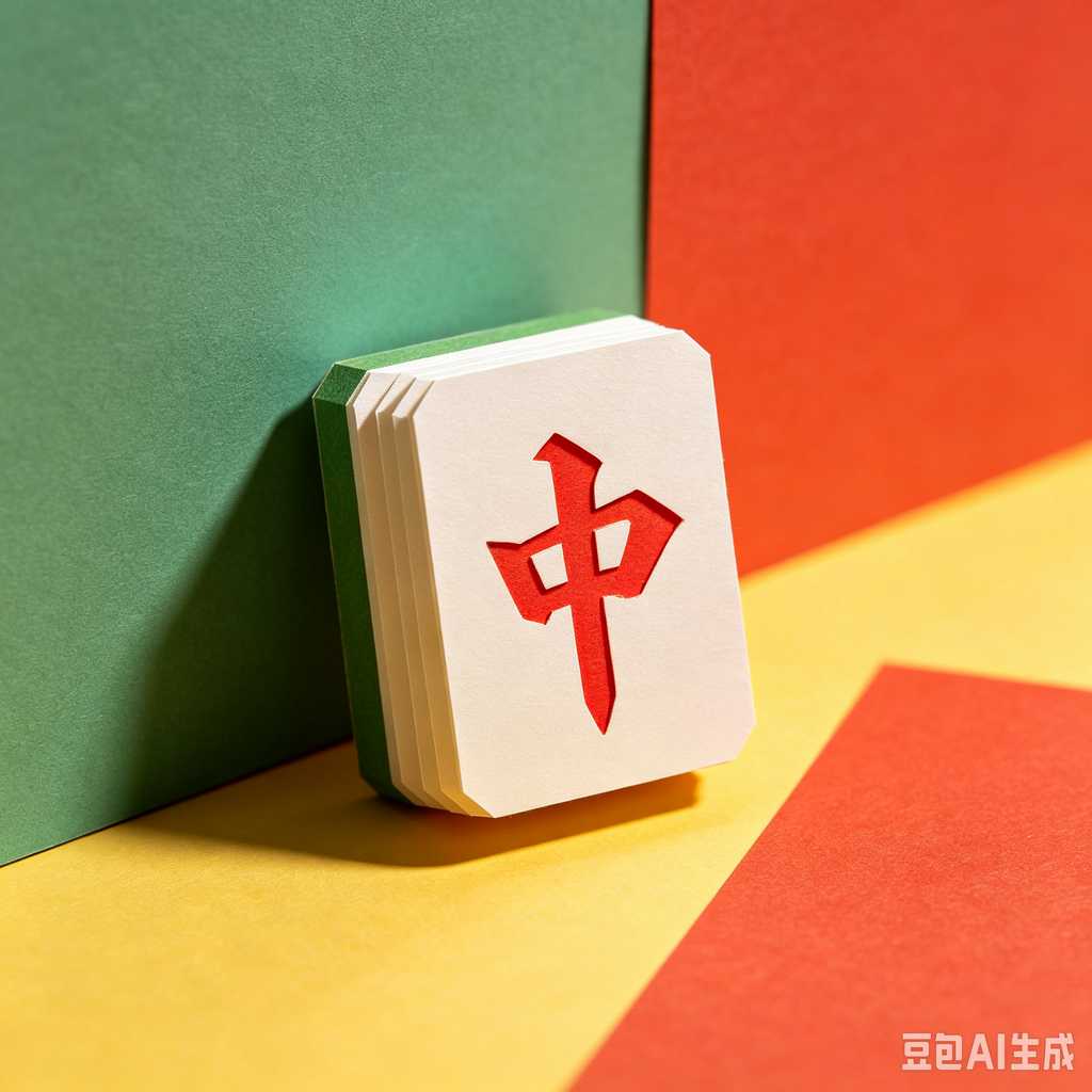 mahjong set for home entertainment
